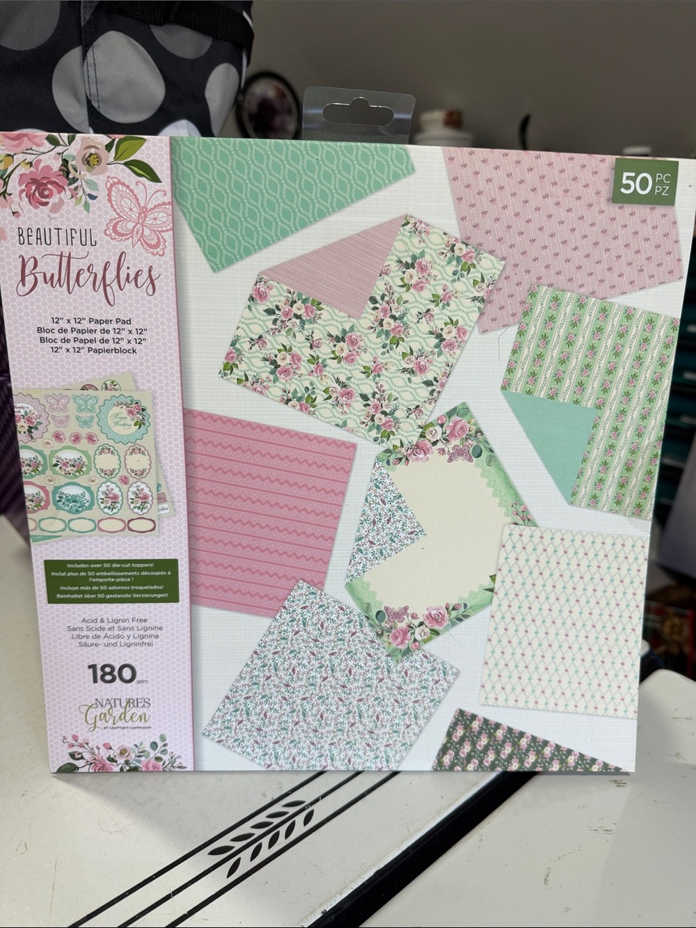 Crafters Companion Beautiful Butterflies Paper Pad